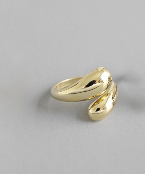 yu-ka（ユーカ）の「YU-KA : ドロップリング（リング・レディース・シルバー/ゴールド・FREE）」の7枚目の写真