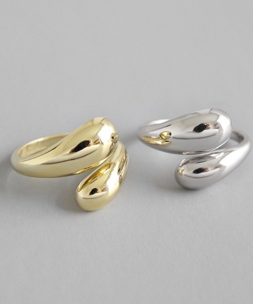 yu-ka（ユーカ）の「YU-KA : ドロップリング（リング・レディース・シルバー/ゴールド・FREE）」の6枚目の写真