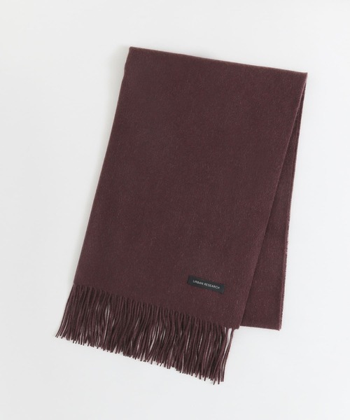 URBAN RESEARCH（アーバンリサーチ）の「カシミヤストール（マフラー・レディース・ベージュ/オフホワイト/バーガンディー・FREE）」の8枚目の写真