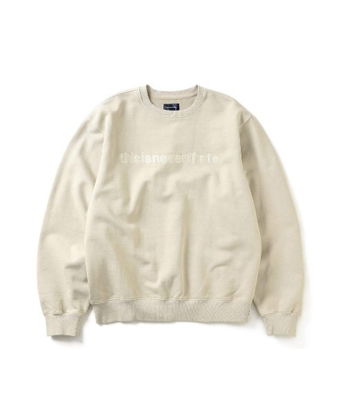 thisisneverthat（ディスイズネバーザット）の「T-LOGO CREWNECK（スウェット・メンズ・ブラック/バーガンディー/ネイビー/グリーン/ライトグレー/レッド/イエロー/アイボリー・S/M/L/XL）」の3枚目の写真