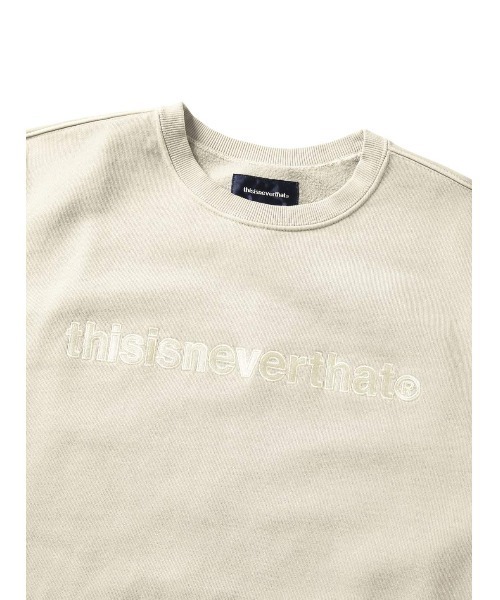 thisisneverthat（ディスイズネバーザット）の「T-LOGO CREWNECK（スウェット・メンズ・ブラック/バーガンディー/ネイビー/グリーン/ライトグレー/レッド/イエロー/アイボリー・S/M/L/XL）」の13枚目の写真