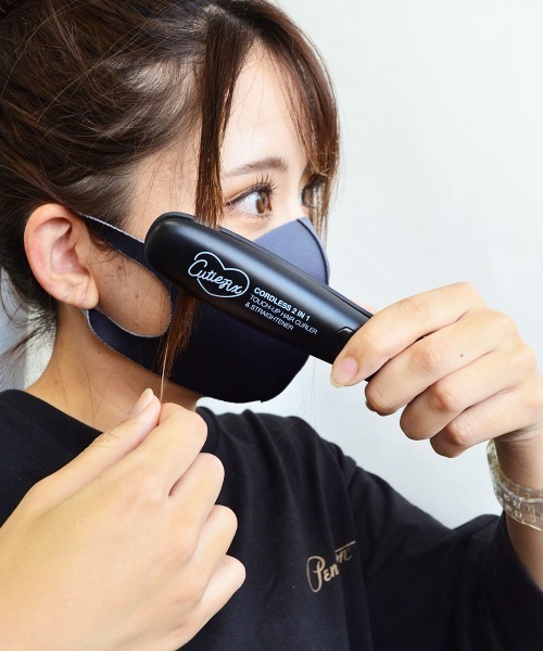 entre square(アントレスクエアー)の「コードレスヘアアイロン ポータブル 携帯 トラベル(美容器具・レディース・ブラック・ONE SIZE)」の5枚目の写真