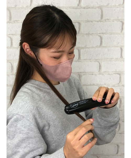 entre square(アントレスクエアー)の「コードレスヘアアイロン ポータブル 携帯 トラベル(美容器具・レディース・ブラック・ONE SIZE)」の14枚目の写真