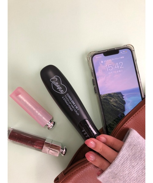 entre square(アントレスクエアー)の「コードレスヘアアイロン ポータブル 携帯 トラベル(美容器具・レディース・ブラック・ONE SIZE)」の16枚目の写真