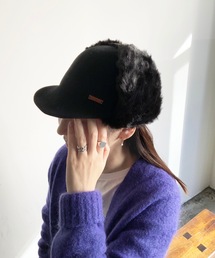COMMON WARE（コモンウェアー）の「Aurelia　ファー付きフェルトキャスケット（キャスケット）」