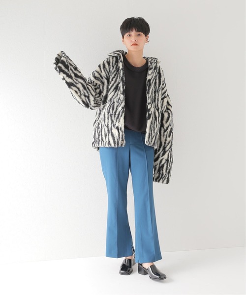 Oriens JOURNAL STANDARD(オリエンス ジャーナルスタンダード)の「【COLDBREAKER/コールドブレーカー】Snap Front Jacket(ブルゾン・レディース・ブラック系その他/ブラウン系その他・MEDIUM/LARGE)」の3枚目の写真