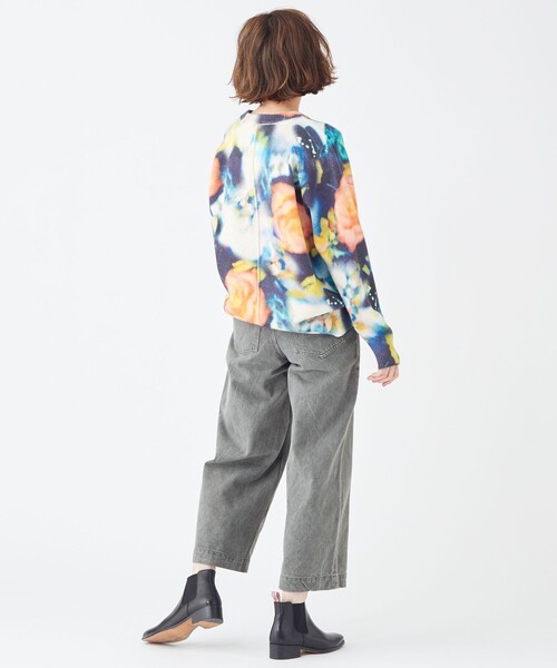 【ours ローズ着用】ニット スプレー アート PS Paul Smith PS Paul Smith（ピーエスポールスミス）の「【洗える】インスタント