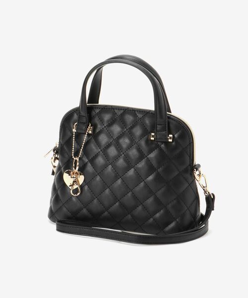 MAJESTIC LEGON（マジェスティックレゴン）の「上品クラシックバッグ（ショルダーバッグ・レディース・ブラック/ブラック系その他/ピンク系その他2・FREE）」の2枚目の写真