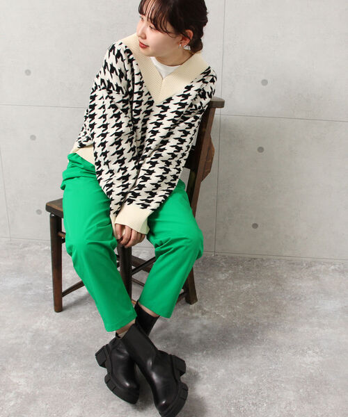 fredy emue(フレディエミュ)の「シーズンレステーパードパンツ(その他パンツ・レディース・ブラック/ブラウン/グリーン/オレンジ・36/38)」の10枚目の写真