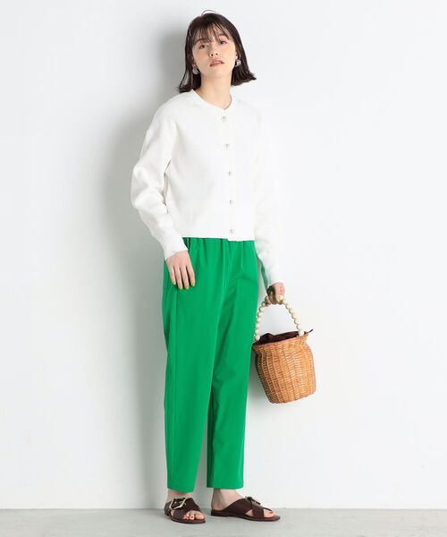 fredy emue(フレディエミュ)の「シーズンレステーパードパンツ(その他パンツ・レディース・ブラック/ブラウン/グリーン/オレンジ・36/38)」の12枚目の写真