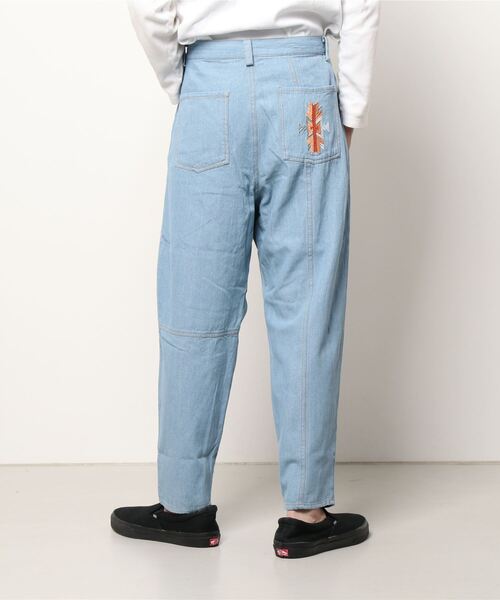 チャイハネ（チャイハネ）の「【チャイハネ】オルカジ刺繍MEN'Sデニムパンツ（デニムパンツ・メンズ・ライトブルー/ダークブルー・FREE）」の9枚目の写真