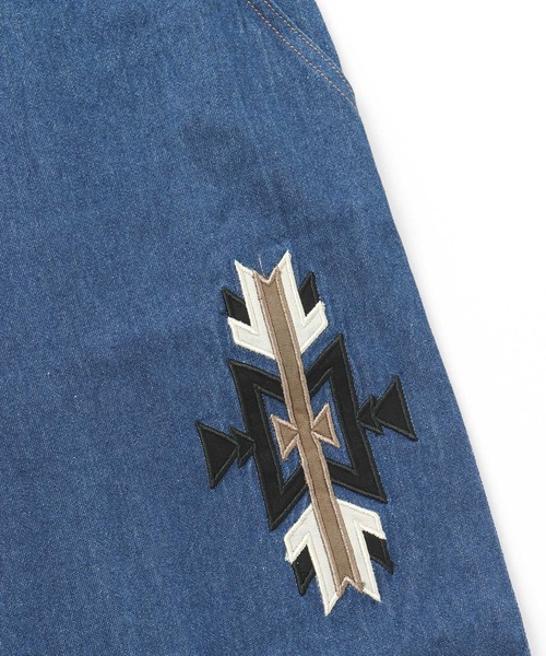 チャイハネ（チャイハネ）の「【チャイハネ】オルカジ刺繍MEN'Sデニムパンツ（デニムパンツ・メンズ・ライトブルー/ダークブルー・FREE）」の5枚目の写真