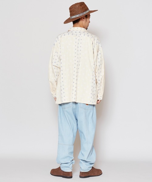 チャイハネ（チャイハネ）の「【チャイハネ】オルカジ刺繍MEN'Sデニムパンツ（デニムパンツ・メンズ・ライトブルー/ダークブルー・FREE）」の12枚目の写真