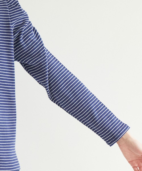 ROPE' PICNIC（ロペピクニック）の「袖ギャザートップス（Tシャツ/カットソー・レディース・ブルー系その他/ホワイト系その他5/オフホワイト/ホワイト・38）」の15枚目の写真