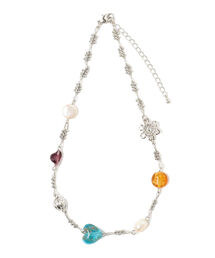 Ray BEAMS | Ray BEAMS / デッドストック ガラス パール ネックレス(ネックレス)