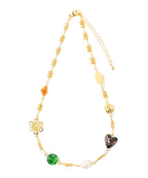 Ray BEAMS | Ray BEAMS / デッドストック ガラス パール ネックレス(ネックレス)