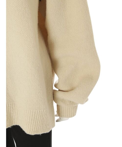 EMODA（エモダ）の「ステッチルーズニット（ニット/セーター・レディース・ホワイト/ブラック/ブルー・FREE）」の7枚目の写真