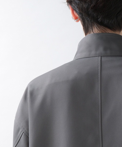 PEツイル/スタンドブルゾン<セットアップ着用可能>/260523