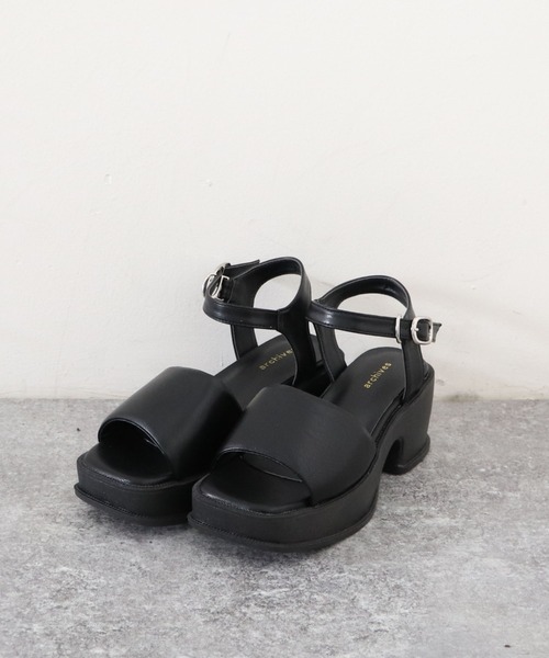 archives(アルシーヴ)の「チャンキーサンダル(サンダル・レディース・ブラック/アイボリー/ミント・MEDIUM/LARGE)」の13枚目の写真