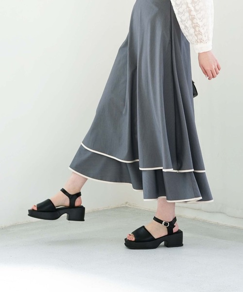 archives(アルシーヴ)の「チャンキーサンダル(サンダル・レディース・ブラック/アイボリー/ミント・MEDIUM/LARGE)」の16枚目の写真