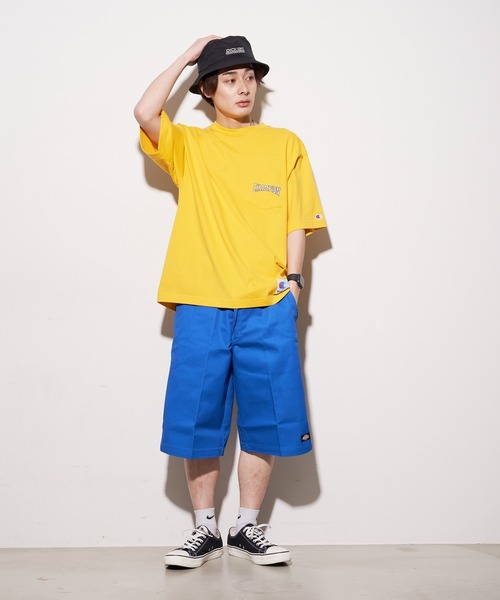 Dickies（ディッキーズ）の「【DICKIES／ディッキーズ】フロントロゴナイロンバケットハット（ハット・メンズ・パープル/ブルー/ブラック・FREE）」の22枚目の写真
