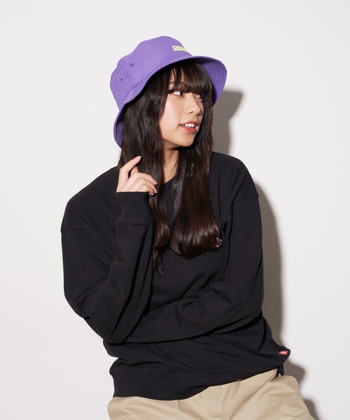 Dickies（ディッキーズ）の「【DICKIES／ディッキーズ】フロントロゴナイロンバケットハット（ハット・メンズ・パープル/ブルー/ブラック・FREE）」の7枚目の写真