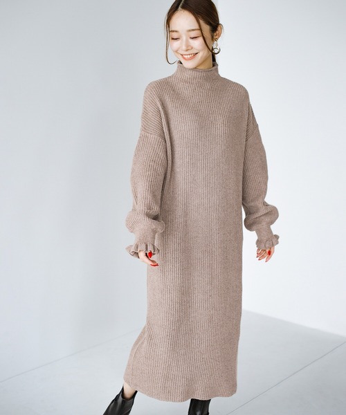 セール ブランド古着 ニットワンピース ワンピース Haco ハコ のファッション通販 Zozoused