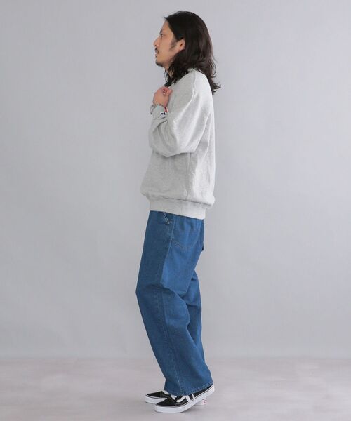 Russell Athletic（ラッセルアスレティック）の「【WEB限定/SHIPS別注】RUSSELL ATHLETIC: カレッジ サガラ刺繍 スウェット（スウェット・メンズ・ブラック/グレー/ネイビー/グリーン・SMALL/MEDIUM/LARGE/X-LARGE）」の8枚目の写真