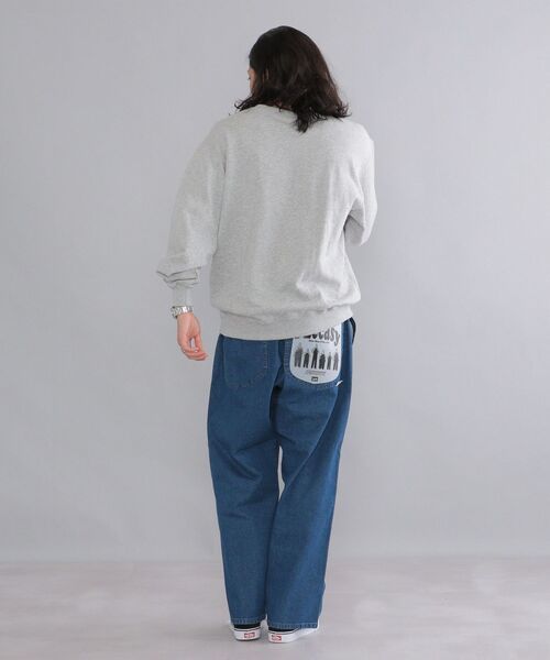 Russell Athletic（ラッセルアスレティック）の「【WEB限定/SHIPS別注】RUSSELL ATHLETIC: カレッジ サガラ刺繍 スウェット（スウェット・メンズ・ブラック/グレー/ネイビー/グリーン・SMALL/MEDIUM/LARGE/X-LARGE）」の9枚目の写真