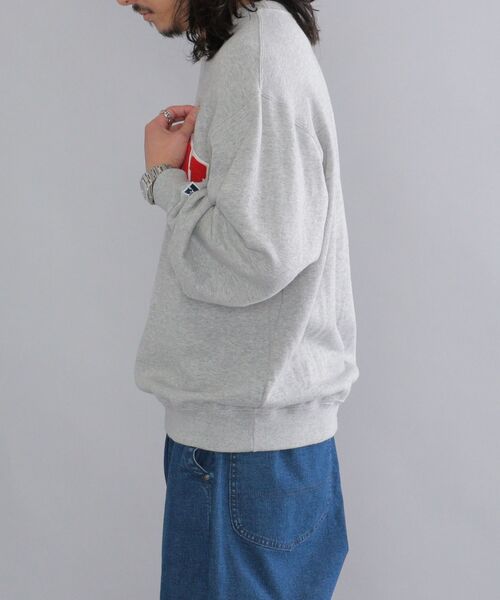 Russell Athletic（ラッセルアスレティック）の「【WEB限定/SHIPS別注】RUSSELL ATHLETIC: カレッジ サガラ刺繍 スウェット（スウェット・メンズ・ブラック/グレー/ネイビー/グリーン・SMALL/MEDIUM/LARGE/X-LARGE）」の12枚目の写真