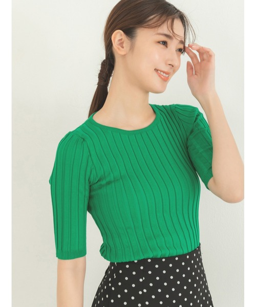 fifth（フィフス）の「ドット柄フレアロングスカート（スカート・レディース・ホワイト/ブラック・M）」の17枚目の写真