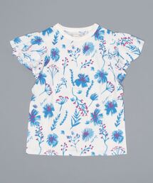 天竺ボタニカルフリルＴシャツ