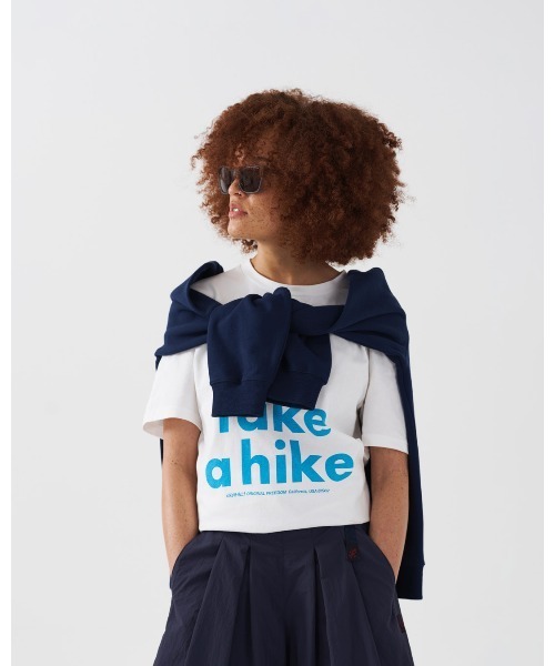 Gramicci(グラミチ)の「【GRAMICCI / グラミチ】TAKE A HIKE TEE テイクアハイクTシャツ(Tシャツ/カットソー・メンズ・ネイビー/パープル系その他/ホワイト/ブラック・M/S/XXL/L/XL)」の2枚目の写真