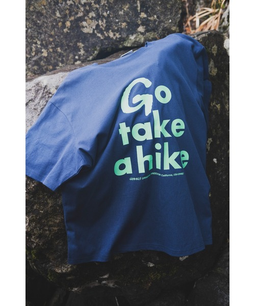 Gramicci(グラミチ)の「【GRAMICCI / グラミチ】TAKE A HIKE TEE テイクアハイクTシャツ(Tシャツ/カットソー・メンズ・ネイビー/パープル系その他/ホワイト/ブラック・M/S/XXL/L/XL)」の7枚目の写真