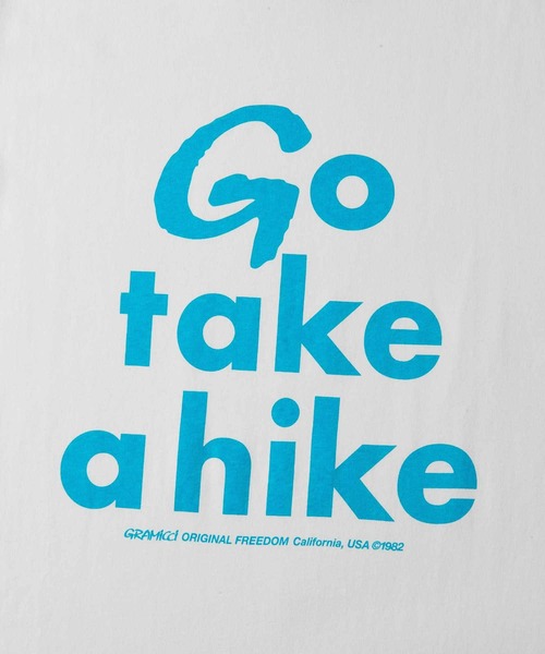 Gramicci(グラミチ)の「【GRAMICCI / グラミチ】TAKE A HIKE TEE テイクアハイクTシャツ(Tシャツ/カットソー・メンズ・ネイビー/パープル系その他/ホワイト/ブラック・M/S/XXL/L/XL)」の8枚目の写真
