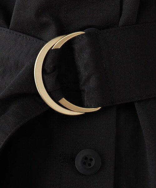 OPAQUE.CLIP（オペークドットクリップ）の「◆コットンナイロンツイル ワークシャツワンピース（ワンピース・レディース・カーキ/ブラック/ライトグレー・42/38/40）」の10枚目の写真