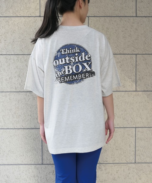 CORNERS(コーナーズ)の「サークルロゴプリントTシャツ(Tシャツ/カットソー・レディース・オフホワイト/スミクロ/オートミール・FREE)」の12枚目の写真