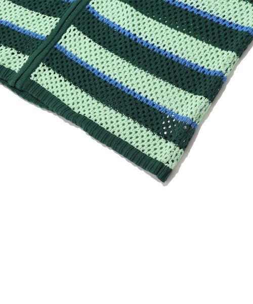 atmos pink（アトモスピンク）の「atmos pink メッシュニットZIPパーカー（パーカー・レディース・オレンジ/グリーン/アイボリー・FREE）」の11枚目の写真