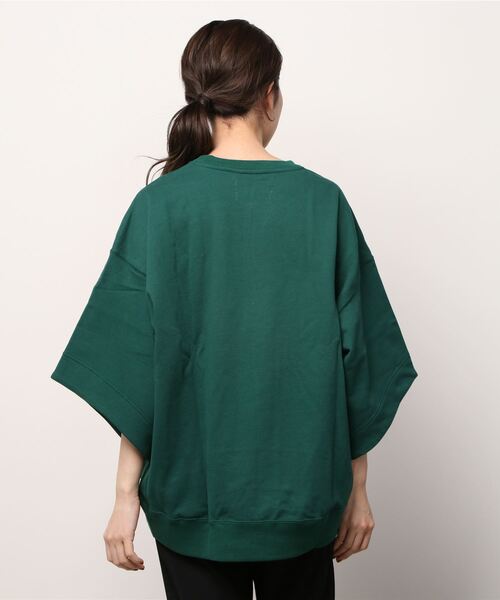 F/CE. （エフシーイー）の「F/CE.( エフシーイー) COLLEGE SWEAT SHIRT /  カレッジ スウェットシャツ（スウェット・レディース・グリーン/ホワイト・SMALL）」の4枚目の写真
