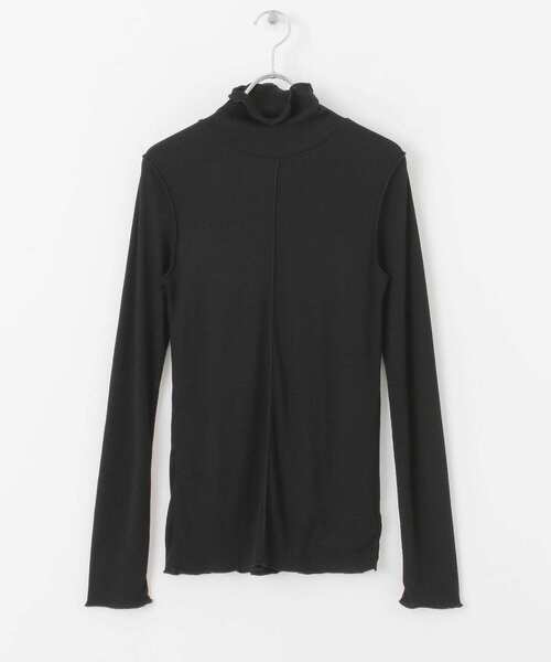 SENSE OF PLACE by URBAN RESEARCH（センスオブプレイスバイアーバンリサーチ）の「メローリブハイネックトップ（Tシャツ/カットソー・レディース・イエロー/ブラック/オフホワイト/ミント・ONE）」の11枚目の写真
