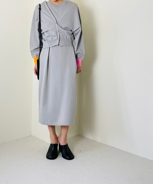 セール セットアップニットワンピース カーディガン ボレロ Doll Up Oops ドールアップウップス のファッション通販 Zozotown