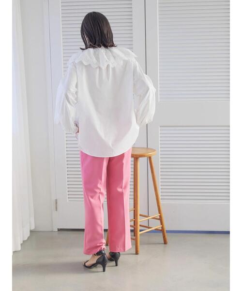 AMERICAN HOLIC（アメリカンホリック）の「【SET】 デタッチャブルカラー+スタンドシャツ（付け襟・レディース・オフホワイト・M/L）」の6枚目の写真