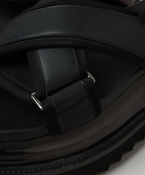 HARE（ハレ）の「クロスシャークサンダル(HARE)（サンダル・メンズ・ブラック・MEDIUM/LARGE）」の11枚目の写真