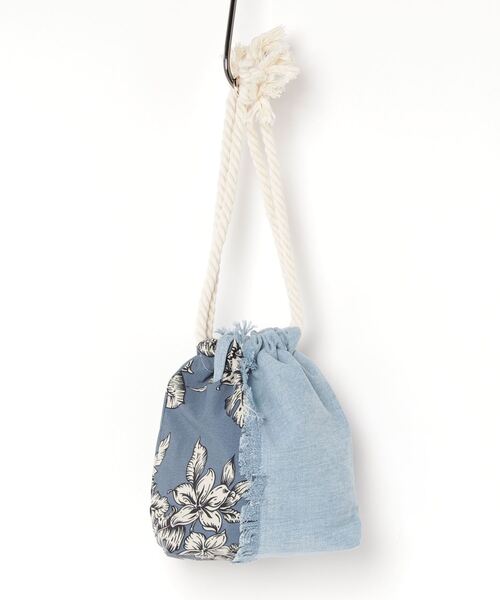 FUNALIVE（ファンアライブ）の「【dignity closet】デニムフリンジミニバッグ/Denim Fringe Bag（ショルダーバッグ・メンズ・ライトブルー/ブルー・FREE）」の4枚目の写真