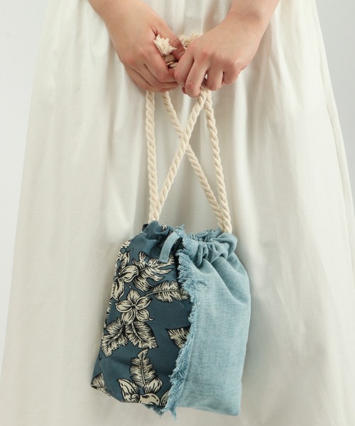 FUNALIVE（ファンアライブ）の「【dignity closet】デニムフリンジミニバッグ/Denim Fringe Bag（ショルダーバッグ・メンズ・ライトブルー/ブルー・FREE）」の22枚目の写真