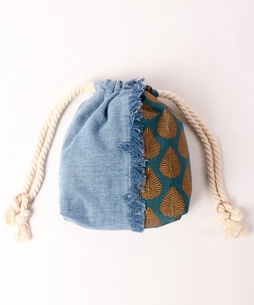 FUNALIVE（ファンアライブ）の「【dignity closet】デニムフリンジミニバッグ/Denim Fringe Bag（ショルダーバッグ・メンズ・ライトブルー/ブルー・FREE）」の13枚目の写真