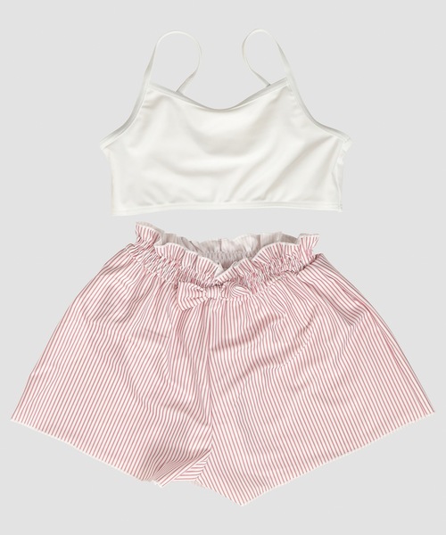 BENETTON (UNITED COLORS OF BENETTON)（ベネトンユナイテッドカラーズオブベネトン）の「【BENETTON:ベネトン】キッズカバーアップ付水着３点セット（水着・キッズ・ホワイト/ミント・120/140）」の14枚目の写真