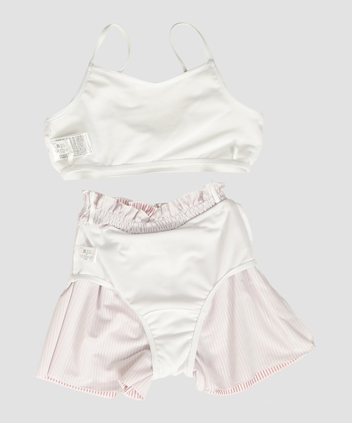 BENETTON (UNITED COLORS OF BENETTON)（ベネトンユナイテッドカラーズオブベネトン）の「【BENETTON:ベネトン】キッズカバーアップ付水着３点セット（水着・キッズ・ホワイト/ミント・120/140）」の12枚目の写真