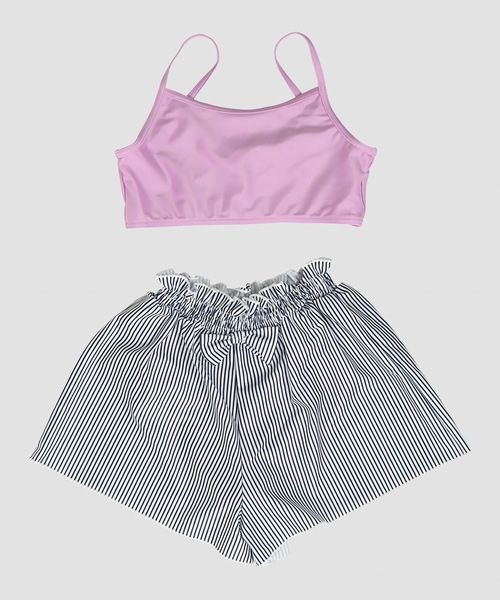 BENETTON (UNITED COLORS OF BENETTON)（ベネトンユナイテッドカラーズオブベネトン）の「【BENETTON:ベネトン】キッズカバーアップ付水着３点セット（水着・キッズ・ホワイト/ミント・120/140）」の8枚目の写真