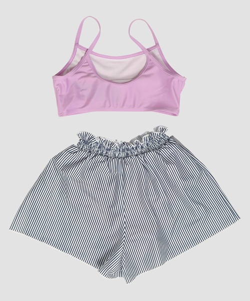 BENETTON (UNITED COLORS OF BENETTON)（ベネトンユナイテッドカラーズオブベネトン）の「【BENETTON:ベネトン】キッズカバーアップ付水着３点セット（水着・キッズ・ホワイト/ミント・120/140）」の7枚目の写真